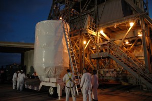 NASA's Dawn spacecraft arrives at Launch Pad 17B at Cape Canaveral Air Force Station  