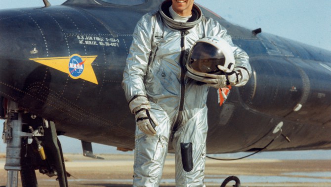 Joe Engle during the X-15 program.
