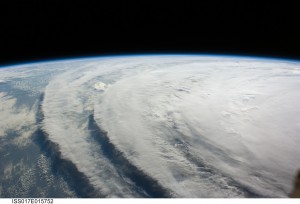 Another view of Hurricane Ike from the International Space Station. 