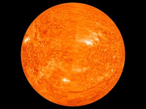 First complete image of the far side of the sun taken on June 1, 2011.