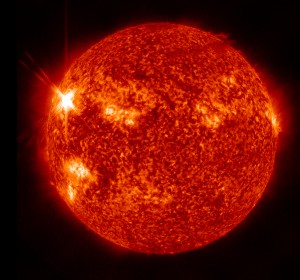 SDO captured this image of an X 1.9–class flare that burst out from an active region on the sun on November 3, 2011. 