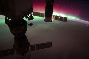 ISS continues to provide new and interesting observations from space, including this image of Aurora Australis, accompanied by star streaks and air glow, recorded by one of the ISS Expedition 31 crew members. 