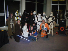 Stacey Bagg (front and center) and the 501st at Yuri's Night 2010.