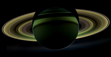 A glorious view of Saturn, taken while the Cassini spacecraft was in the planets shadow. A systems engineer insisting on full-up testing for data telemetry from Huygens revealed a problem that would have resulted in data loss from the Cassini-Huygens mission.