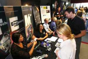 Employees showed off some of their ideas and toured Kennedy Space Center's unique labs and facilities during the center's first Innovation Expo.