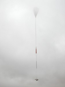 InFOCuS heads above the clouds. At a float altitude of 128,000 feet, the balloon will inflate to 40 million cubic feet, large enough to hold several jumbo jets.