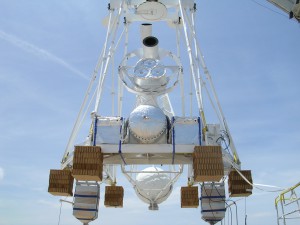 Front View of High-Energy Focusing Telescope