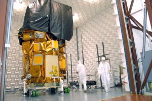 As of August 30, the Landsat Data Continuity Mission (LDCM) Observatory successfully completed Electromagnetic Interference/Electromagnetic Compatibility testing at Orbital Science Corporation’s facility in Gilbert, Arizona. It will next undergo a series of tests to validate that it can survive the launch environment.