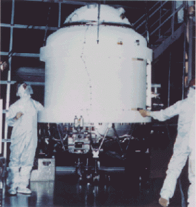The COBE dewar, a 660 liter liquid helium cryostat, provided a stable 1.4 Kelvin environment for the Far Infrared Absolute Spectrophotometer (FIRAS) and the Diffuse Infrared Background Experiment (DIRBE). 