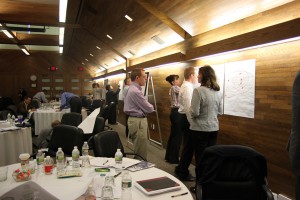 Knowledge Forum participants draw out their knowledge networks.