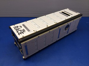 The CubeSat spacecraft being built by the University of Texas, Austin team. The JPL team will integrate their instrument into this spacecraft. 
