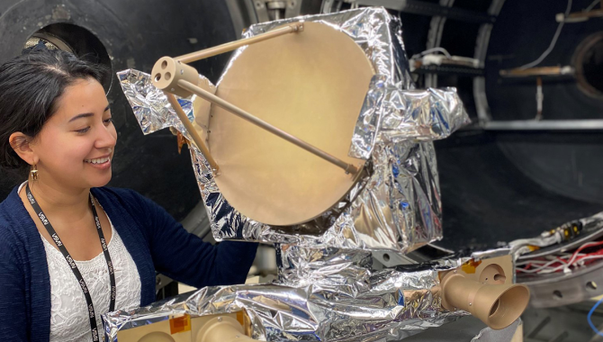 Pictured here is NASA engineer Zaida Hernandez. Credit: NASA