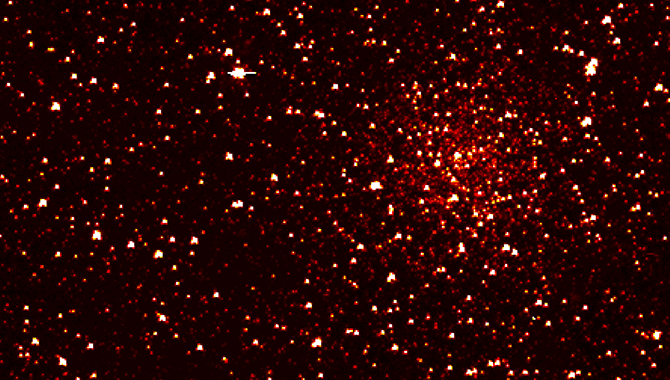 Some of the stars in the image are 800 billion years old and 13,000 light years away from Earth. Photo Credit: NASA / Ames / JPL-Caltech