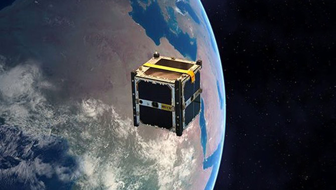 Artist's impression of M-Cubed/COVE-2, a reflight of a University of Michigan cubesat designed to image the Earth at 200m per pixel. It carries JPL's COVE technology validation experiment. Photo Credit: NASA/JPL