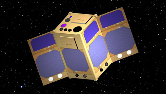 Artist’s representation of the OCSD, a cubesat funded by NASA and developed by the Aerospace Corporation of El Segundo, CA. Image Credit: NASA