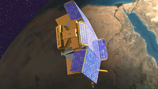 Artist’s conception of the CHIPSat, NASA’s first and only University-class Explorer mission.