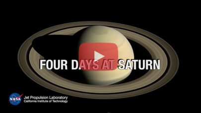 Watch a video showing Cassini’s observations of Saturn