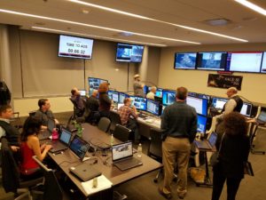 The SAGE III mission operations team monitored the installation from the Flight Mission Support Center at NASA's Langley Research Center in Hampton, Virginia. Photo Credit: NASA/Kristyn Damadeo 