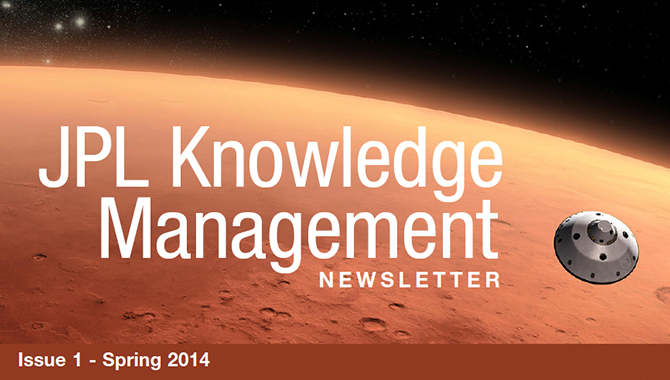 JPL Knowledge Management Newsletter - March Issue
