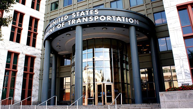 U.S. Department of Transportation headquarters in Washington D.C.