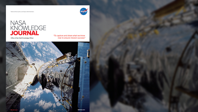 NASA Knowledge Journal - Issue 1, Winter 2016