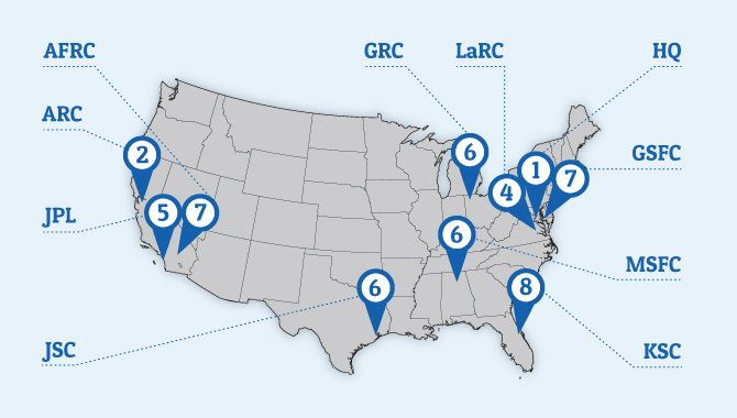 Course Centers Map