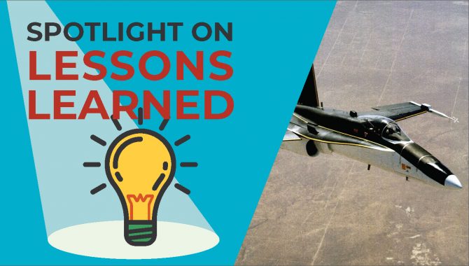 <em>Spotlight on Lessons Learned:</em> F-18 High Alpha Research Vehicle