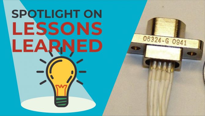 <em>Spotlight on Lessons Learned:</em> SpaceWire Cable Fabrication and Installation