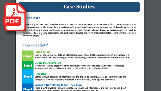 How to write case studies
