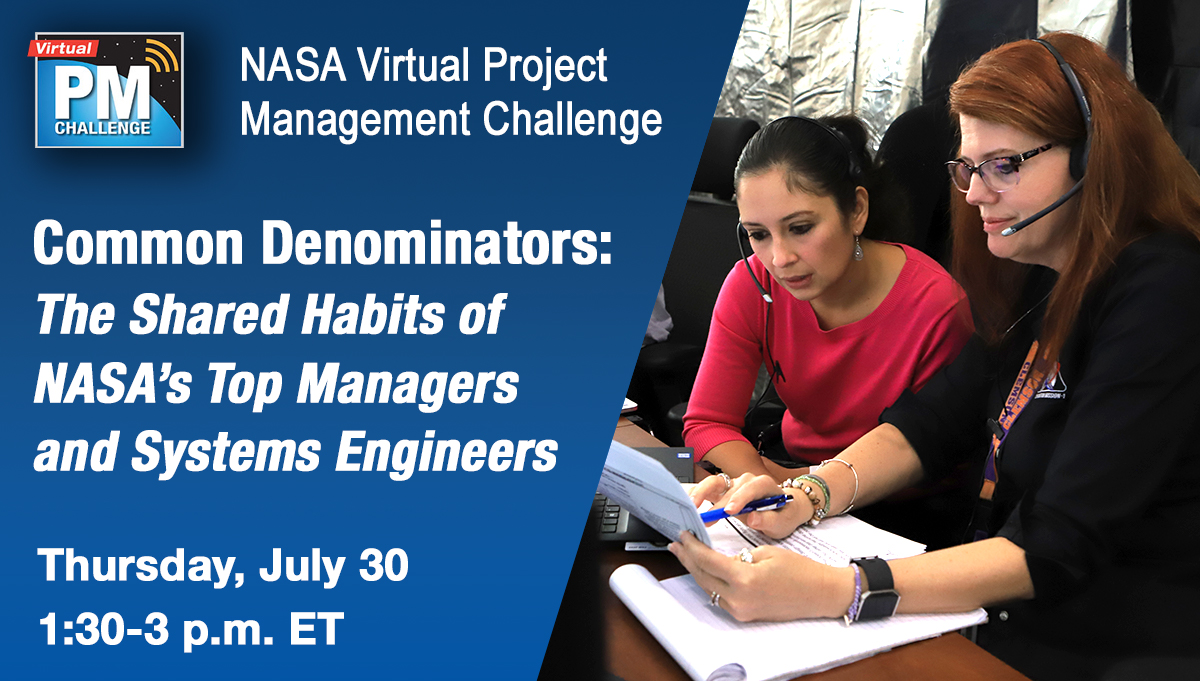 VPMC: Common Denominators: The Shared Habits of NASA’s Top Managers and Systems Engineers