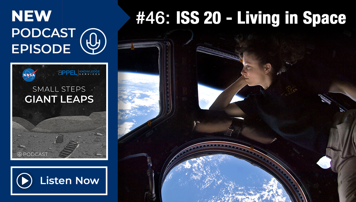 Podcast Episode 46: ISS 20 - Living in Space