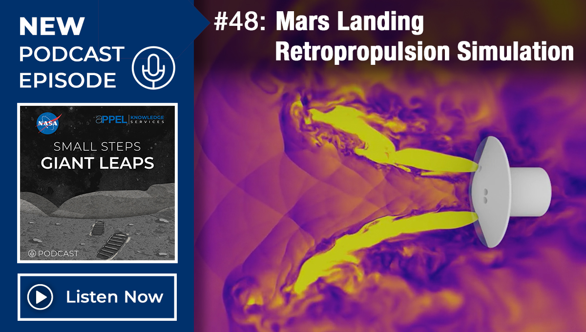 Podcast Episode 48: Mars Landing Retropropulsion Simulation
