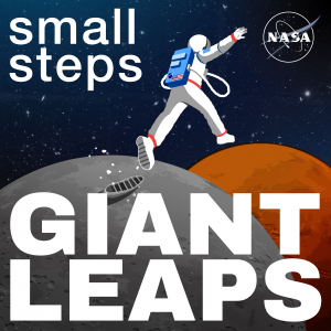 The Small Steps, Giant Leaps podcast album cover. <br />Credit: NASA APPEL KS