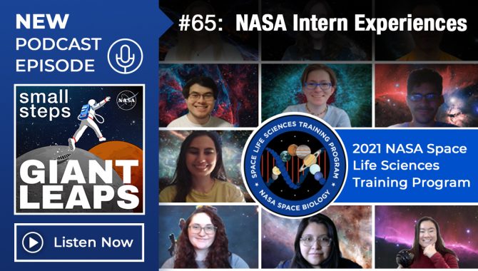 Podcast Episode 65: NASA Intern Experiences