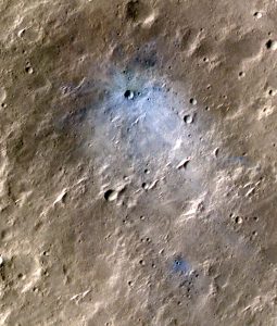 NASA's Mars Reconnaissance Orbiter captured this image of a meteoroid impact that was later associated with a seismic event detected by the agency's InSight lander using its seismometer. This crater was formed on May 27, 2020. Credit: NASA/JPL