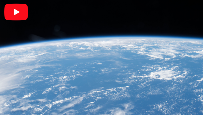 View of Earth's curved horizon from Space. Photo Credit: NASA