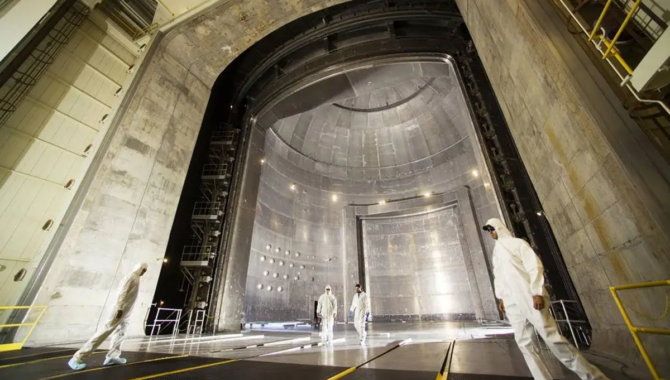 NASA’s Centers contain a wide variety of purpose-built facilities, including this Space Simulation Vacuum Chamber at Glenn Research Center. Photo Credit: NASA