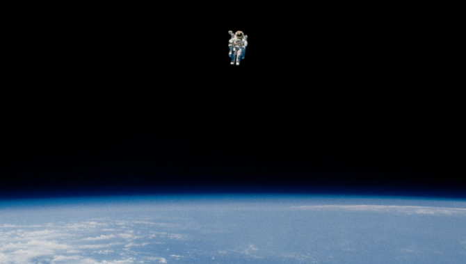 This Month in NASA History: Untethered Spacewalk Becomes a Reality