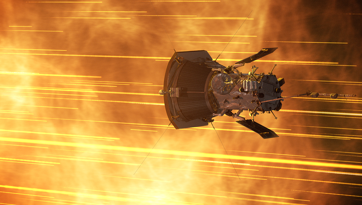 An artist's concept of NASA's Parker Solar Probe. Credit: NASA